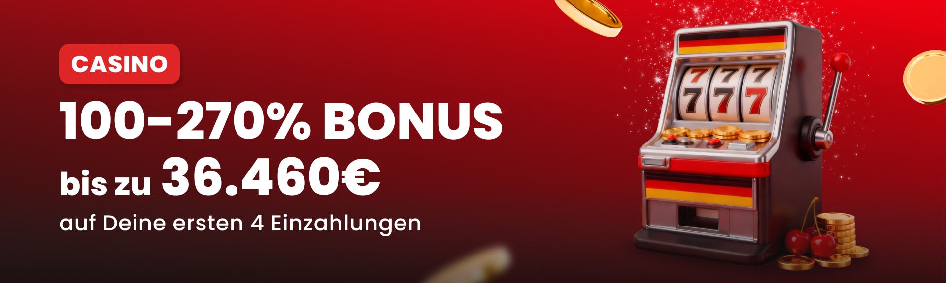 Casino Bonus – Bis zu 270%