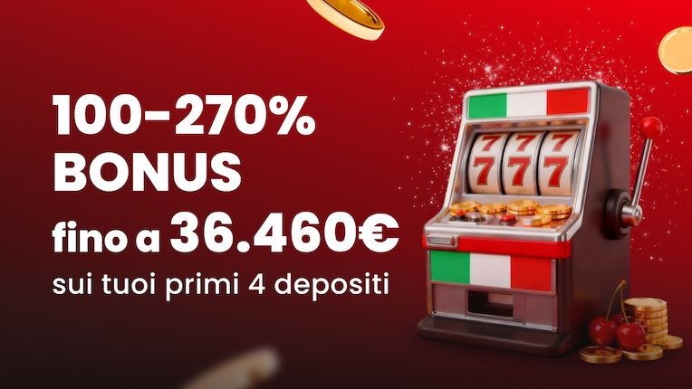 Bonus Casino – Fino al 270%