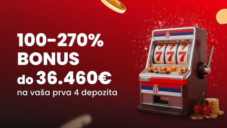 Casino bonus – do 270%