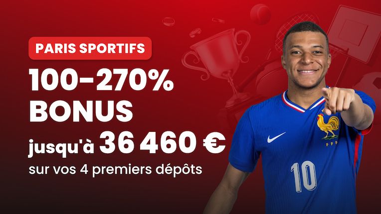 Bonus Sport – Jusqu’à 270%